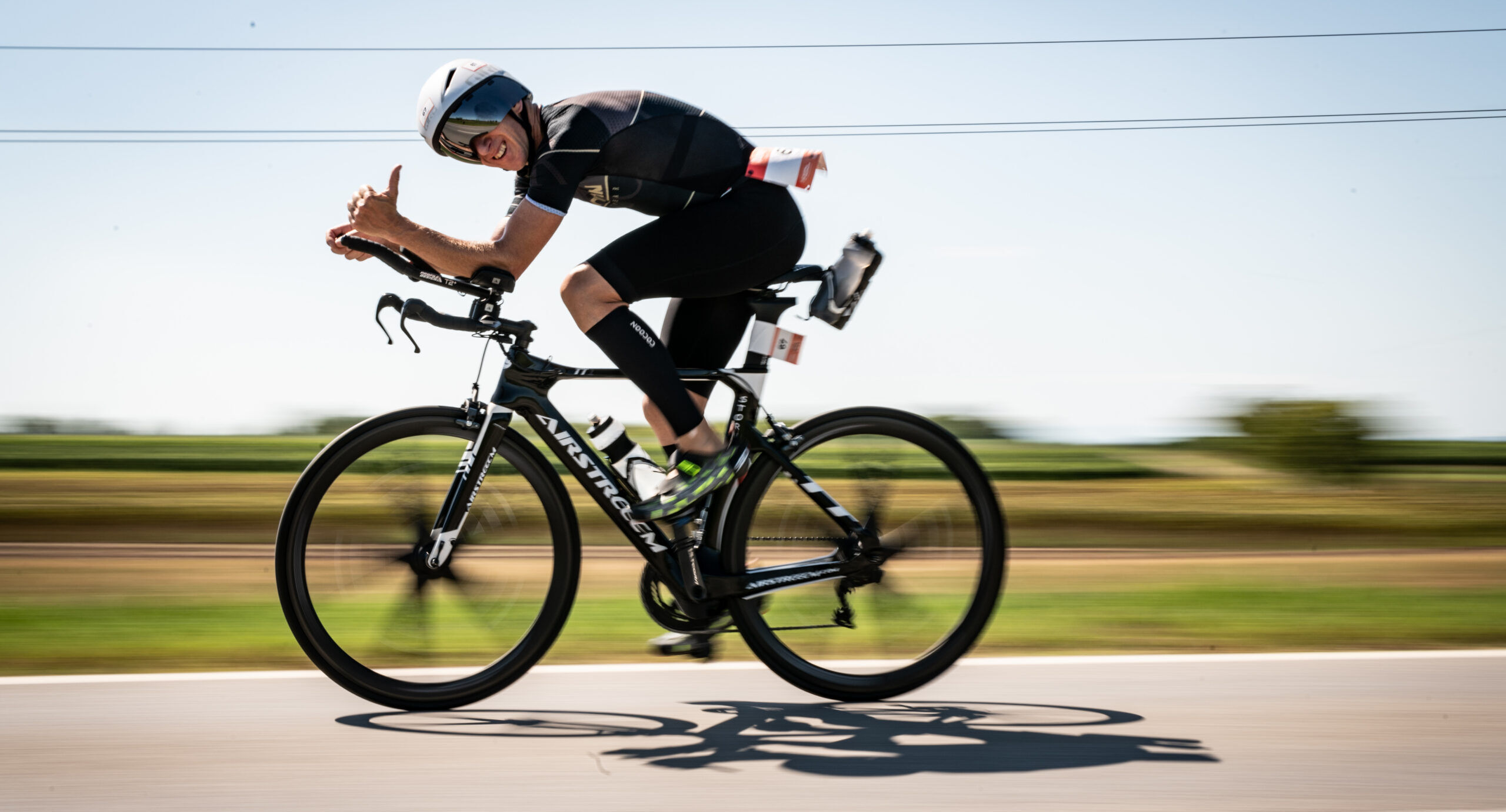 Radfahrer Triathlon