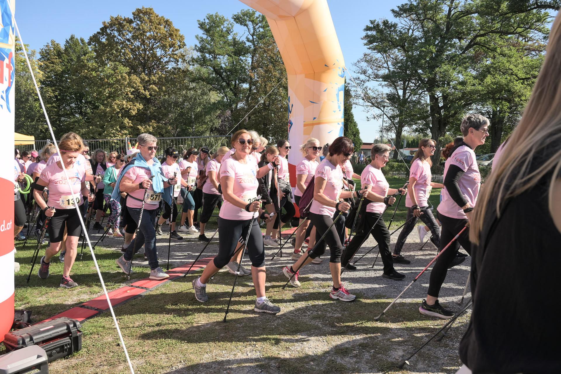 Start beim Burgenländischen Frauenlauf