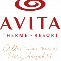 Logo AVITA Therme & Resort mit Claim